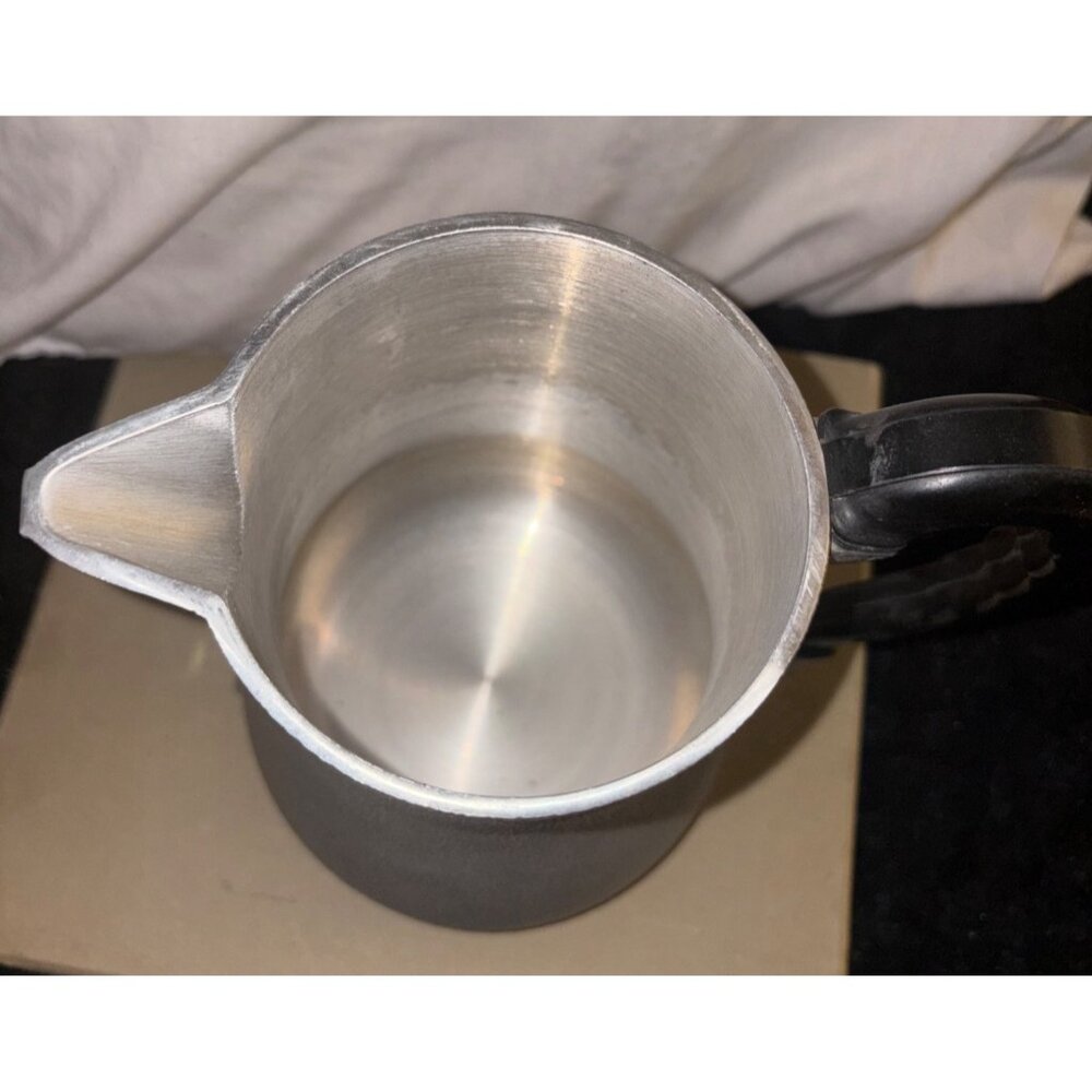 Vintage Guardian Service Hammered Aluminum Percolator Coffee Pot Set Glass Lid - Picture 5 of 11